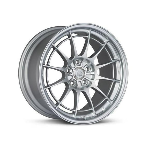Enkei  18 x 9.5 & 5x108 Bolt Pattern 40 mm Offset 72.6 mm Bore NT03PlusM F1 Silver Wheel for High Performance Cars
