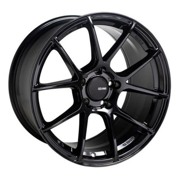 Enkei  18 x 9.5 in. TS-V 5 x 120 mm 40 mm Offset 72.6 mm Bore Wheel, Gloss Black