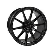 Enkei 499-780-6545BK 17 x 8 & 5x114.3 Bolt Pattern 45 mm Offset 72.6 mm Bore TS10 Black Wheel