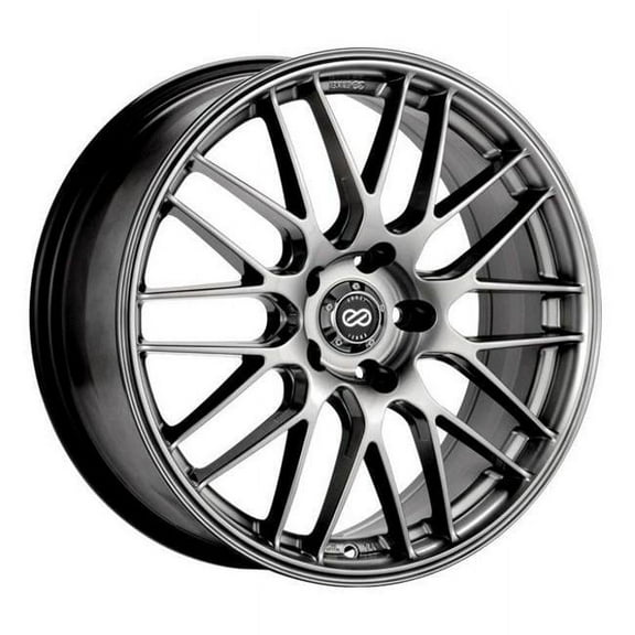 Enkei  EKM3 17 x 7 in. 5 x 114.3 Bolt Pattern 38 mm Offset 72.6 Bore Hyper Silver Wheel