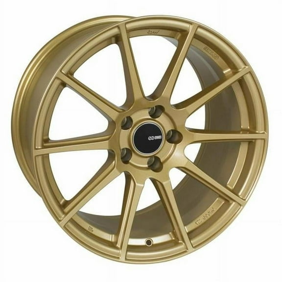 Enkei TS10 18 x 8 45 mm Offset 5 x 100 72.6 mm Bore Wheel, Gold