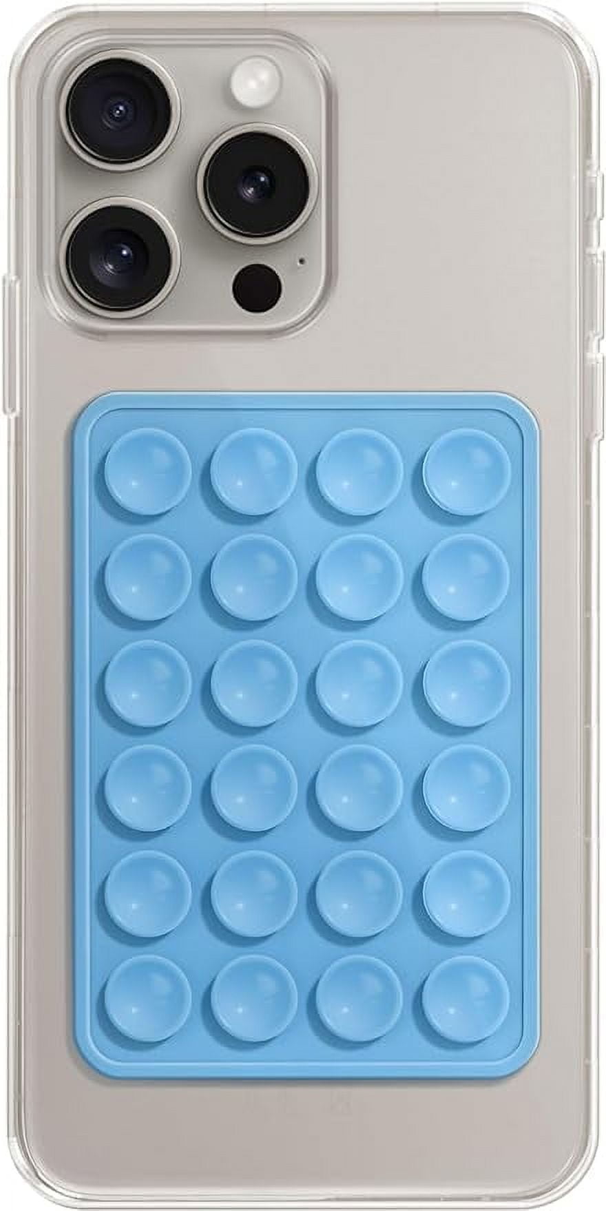 Enkey Silicone Phone Grip, Blue, with Hands-Free Sticky Cell Phone Grip and  Mobile Fidget Mirror Holder, 1 Pack - Walmart.com