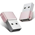 thumbnail image 1 of Enkey USB to USB C Adapter 2 Pack,Type C Female to A Male Cable Converter for Apple Watch Ultra iWatch Series 7 8,iPhone 15 14 13 12 Pro Max Mini,AirPods,iPad 9 Air 4 5,Samsung Galaxy S20 S21 S22, 1 of 5