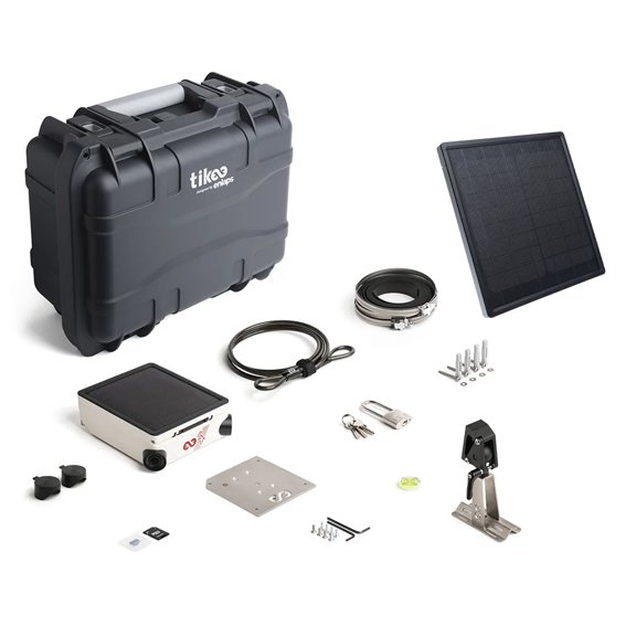 Enlaps Tikee 4 12MP Timelapse 6K Video Camera Pack, Bundle with External Solar Panel