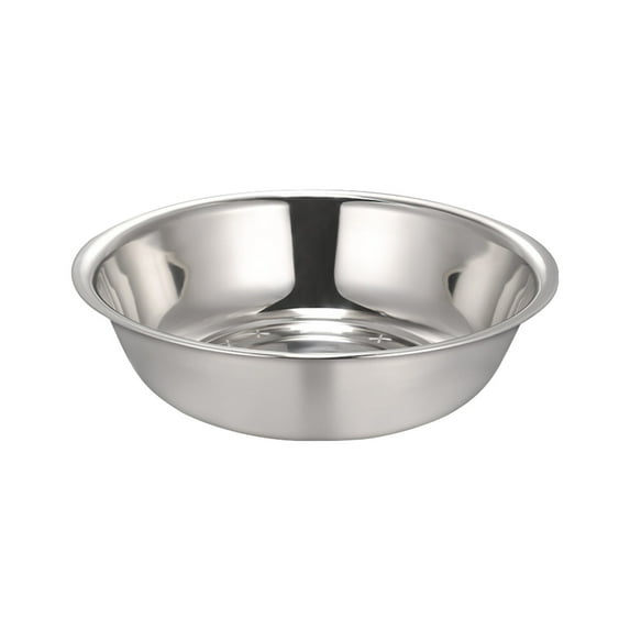 Enlarge Mixing Bowl Large Capacity Kneading Bowl Making Dough Bowl Thickened Seasoning Bowl Dishwashing Bowl Flat Bottomed Bowl(Medium)