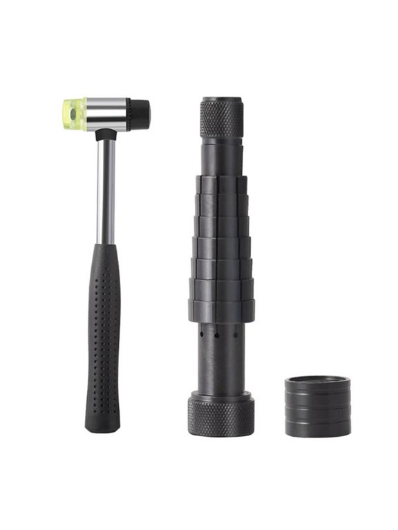 Enlarger Stick with Rubber Hammer Mandrel Sizer Expander Finger Wedding Band Sizer Tool for Jewelry Making