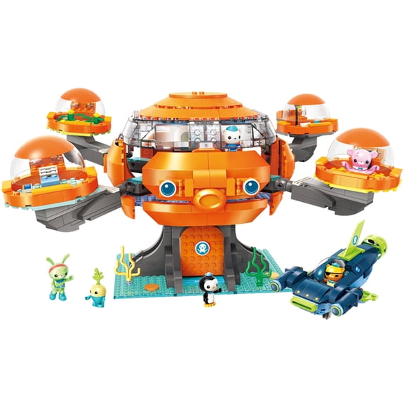 Enlighten Octonauts Gup-Q Hammerhead Shark Vehicle & Barnacles Building Kit (921 Pieces)
