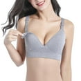 thumbnail image 1 of Enlightened Women Full Bust Nursing Bra, Wireless Seamless Maternity Bra, Sleeping Maternity Bra Breastfeeding Bra, 1 of 10