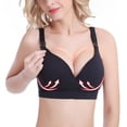 thumbnail image 1 of Enlightened Women Full Bust Nursing Bra, Wireless Seamless Maternity Bra, Sleeping Maternity Bra Breastfeeding Bra, 1 of 10