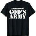 thumbnail image 1 of Enlisted In God's Army T-Shirt, 1 of 5