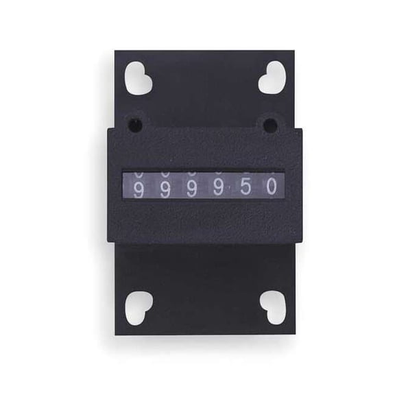Enm Counter,6 Digit,Base Mount,24VAC E6B64GN