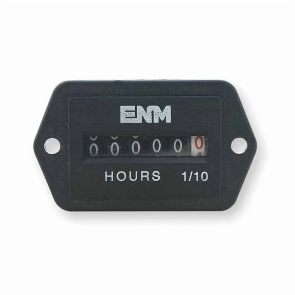 DC Hour Meter,6-Digit,2-Hole Rectangular T41E45