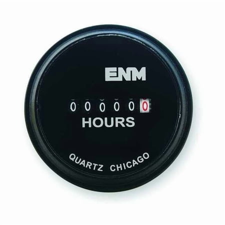 DC Hour Meter,Electrical,2.31 in,Round T40A45