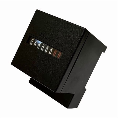 Din Rail Hour Meter,1.89" L,1.89" W T32F71D