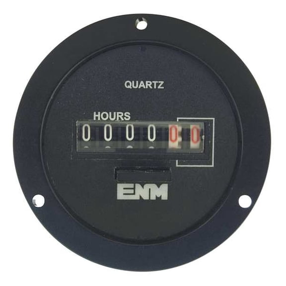 Enm Electro-Mechanical Hour Meter,Round T55A2A