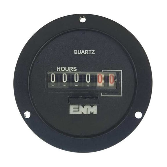 Enm Electromechanical Hour Meter,Resettable T55A2B