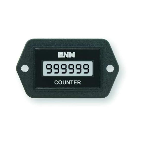 Enm Electronic Counter,6 Digits,LCD C1121BB