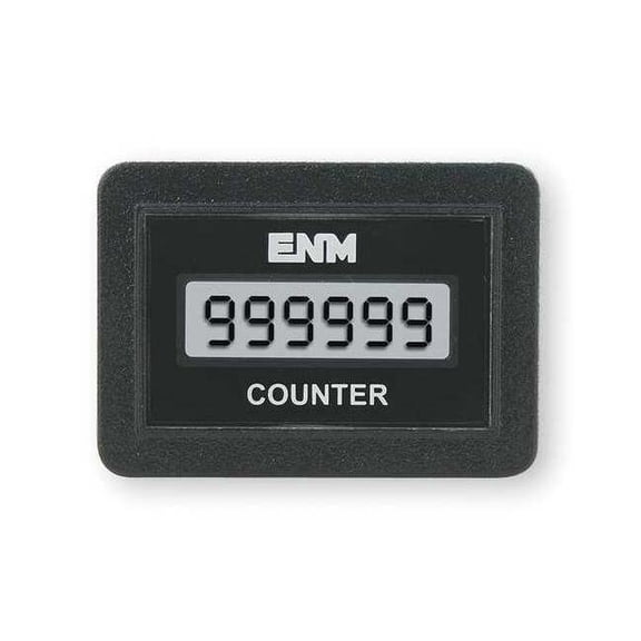 Enm Electronic Counter,6 Digits,LCD C1141BB
