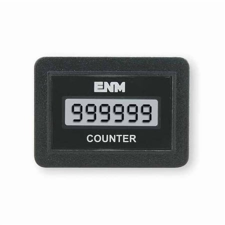 Enm Electronic Counter,6 Digits,LCD C1141BB