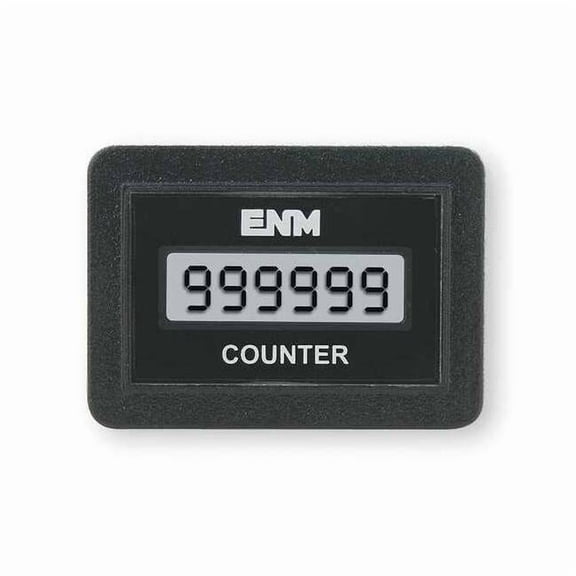 Enm Electronic Counter,6 Digits,LCD C1141BB