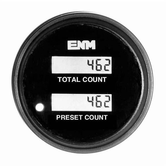 Enm Electronic Counter,6 Digits,LCD PC1210F0
