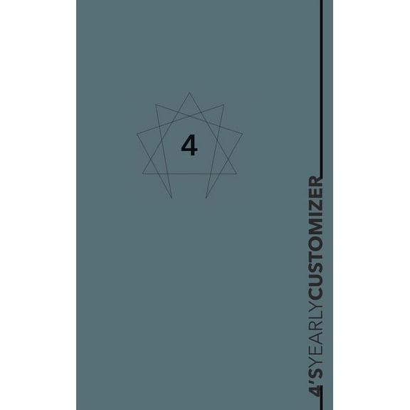 Enneagram 4 YEARLY CUSTOMIZER Planner: Yearly planner for an enneagram type Four, (Hardcover)