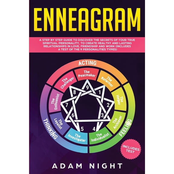 Enneagram: A Step by Step guide to Discover the Secrets of your True Spiritual Personality, to create Healthy and Lasting Relationships in Love, Friendship and Work (Includes a Test) (Paperback)