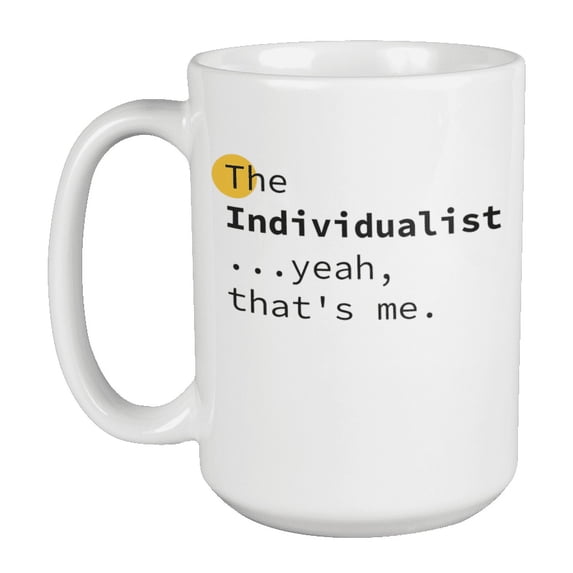 Enneagram Type 4 - Coffee and Tea Mug: The Individualist...yeah, that's me. (15oz)