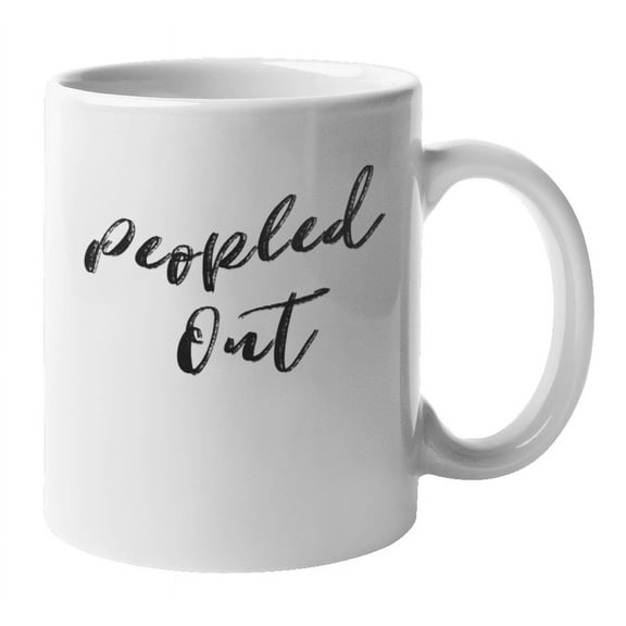 Enneagram Type 5 - Coffee and Tea Mug: Peopled Out (11oz)