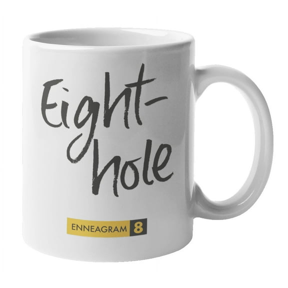 Enneagram Type 8 - Coffee and Tea Mug: Eight-hole (11oz)