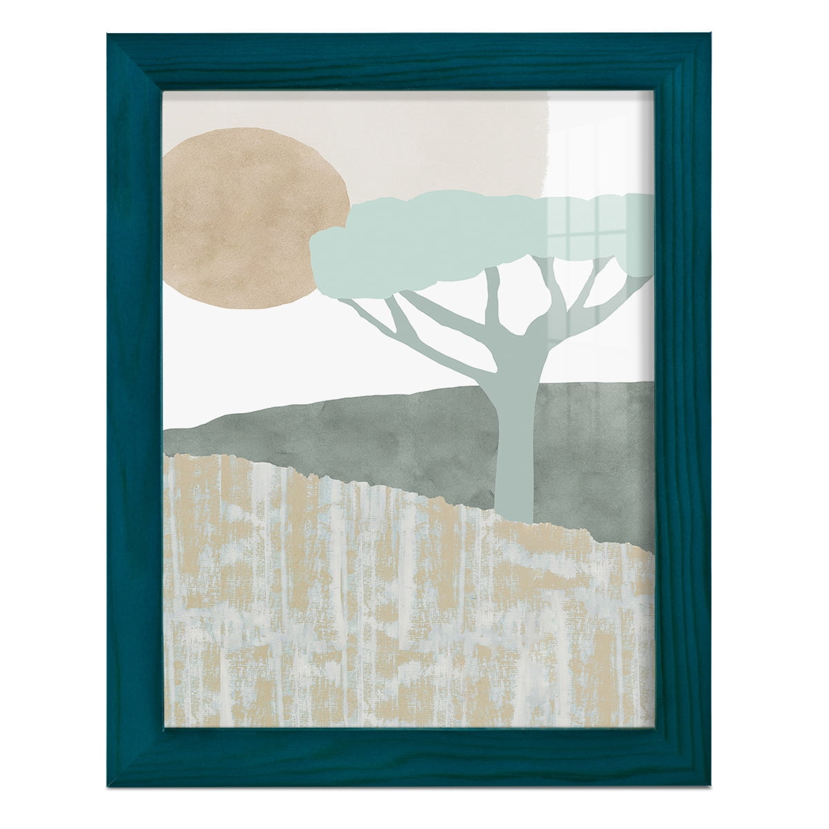 Ennerdale I - Framed Print w/glass - Ocean Blue
