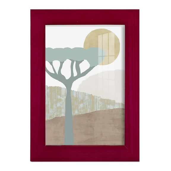Ennerdale II - Framed Print w/glass - Cherry Red