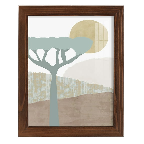 Ennerdale II - Framed Print w/glass - Chestnut