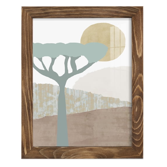 Ennerdale II - Framed Print w/glass - Walnut