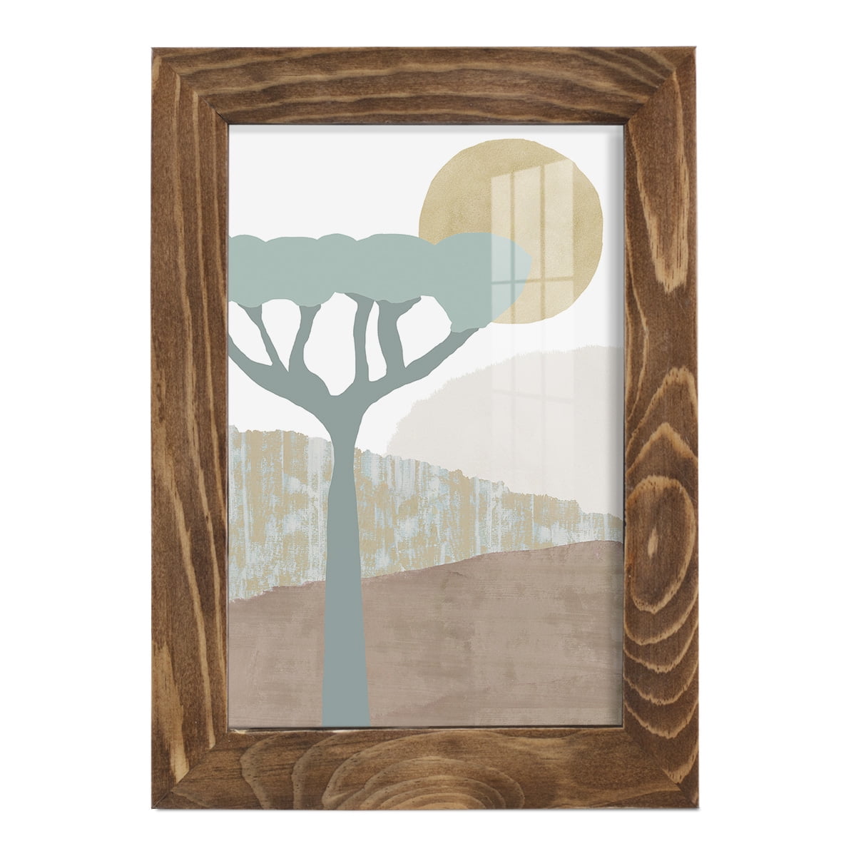 Ennerdale II - Framed Print w/glass - Walnut