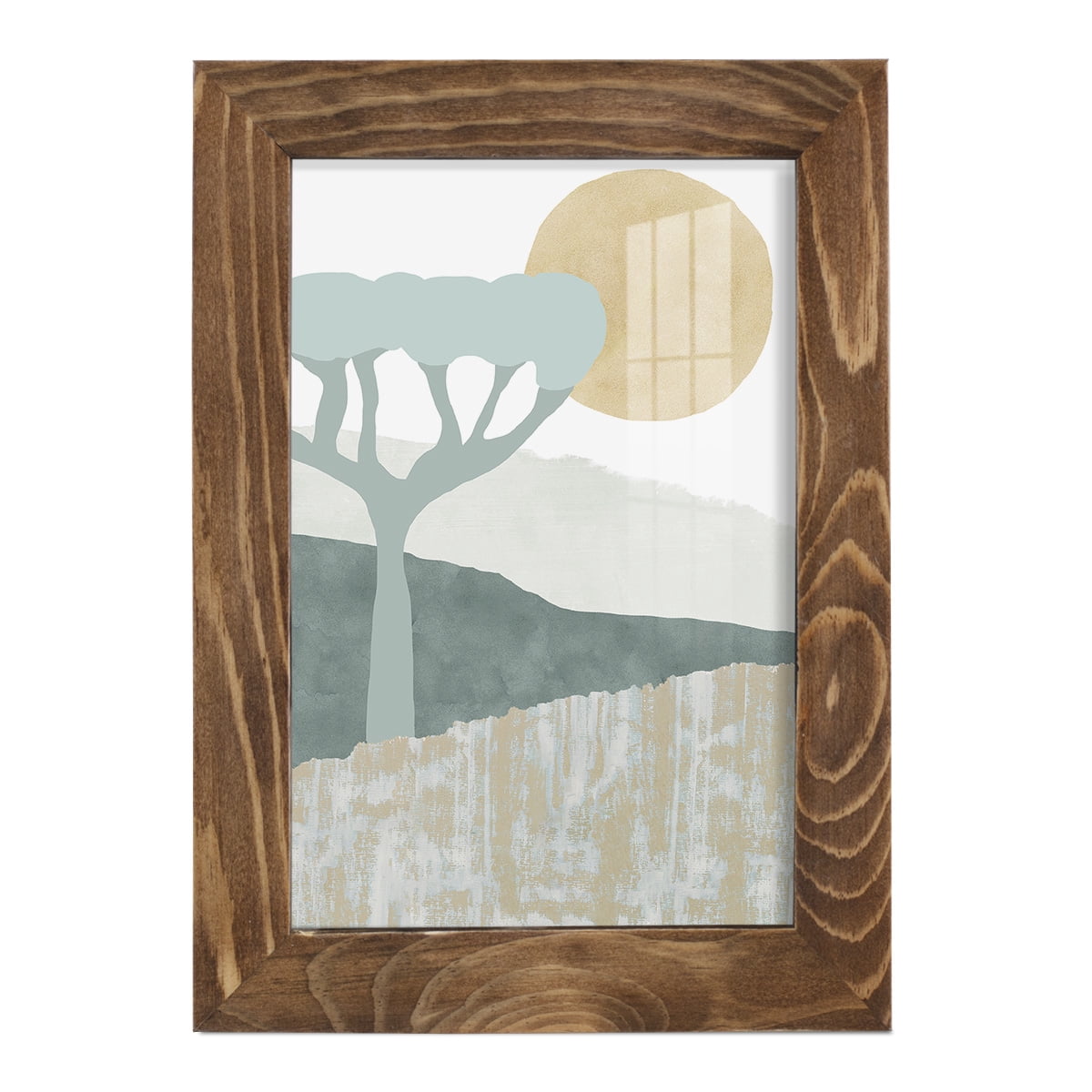 Ennerdale III - Framed Print w/glass - Walnut