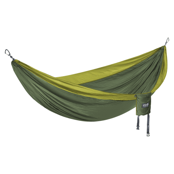 Eagle's Nest Outfitters DN009 Eno DoubleNest Hammock, Olive/Melon, One Size(Green)