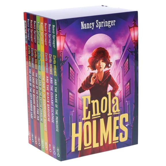 Enola Holmes Series By Nancy Springer Complete: 9 Books Set - Ages 9+ - Paperback