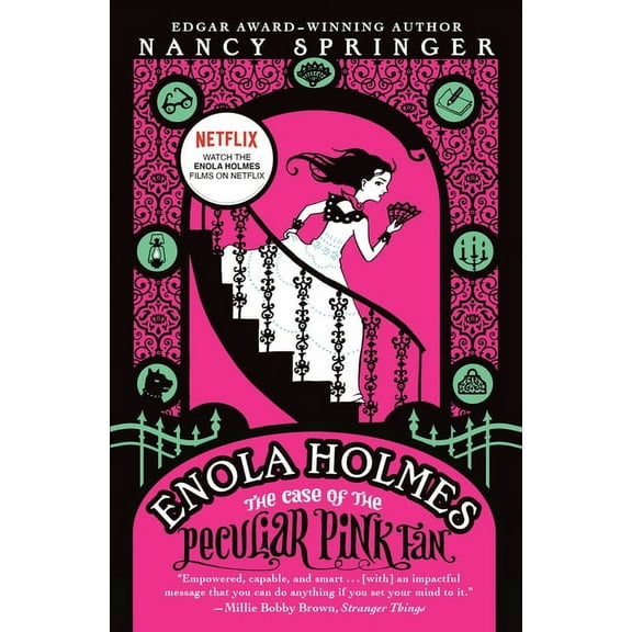 Enola Holmes Mystery Enola Holmes: The Case of the Peculiar Pink Fan, Book 4, (Paperback)
