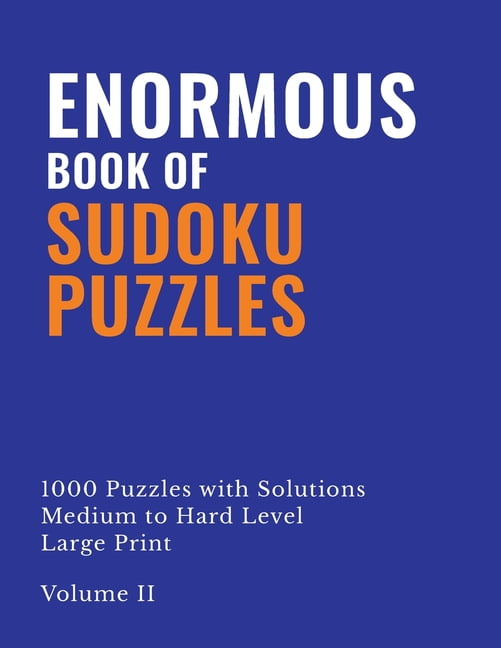 Enormous Book of Sudoku Puzzles Volume 2 (Paperback)(Large Print)