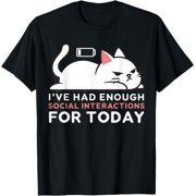 Enough Social Interaction Today Grumpy Cat T-Shirt