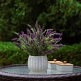 thumbnail image 1 of Enova Home Artificial Lavender Flower in Ceramic Pot for Home Office Wedding Party Decoration, 1 of 5