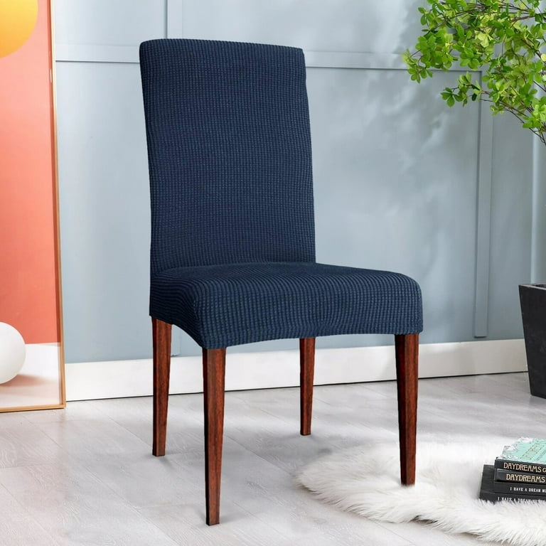 Enova Home Elegant Knitting Jacquard Box Cushion Dining Chair