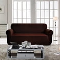 thumbnail image 1 of Enova Home Jacquard Polyester Spandex Fabric Box Cushion Loveseat Slipcovers, 1 of 1