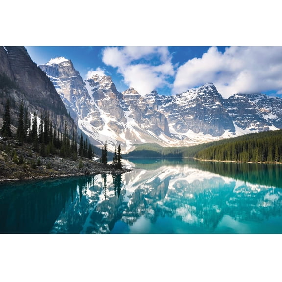 Enovoe 1000 Piece Puzzle for Adults - Premium Moraine Lake Alberta Jigsaw Puzzle - Large 27" x 20" Puzzle for Adults and Kids