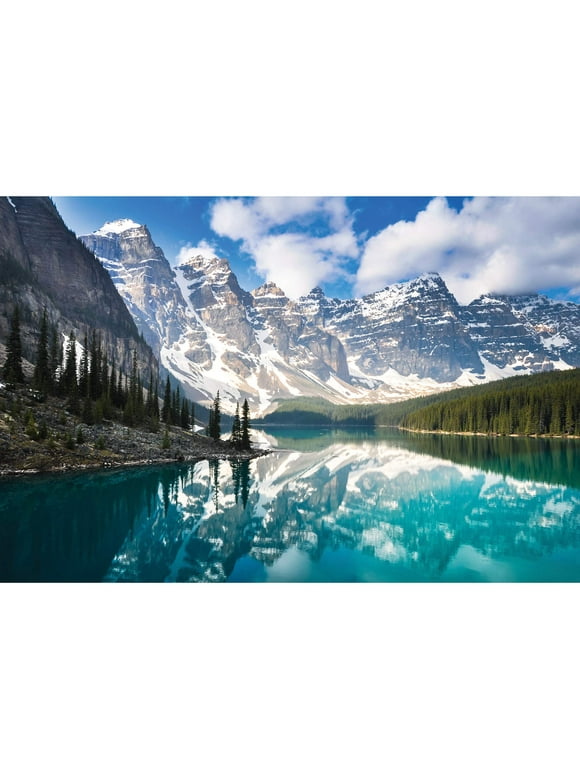 Enovoe 1000 Piece Puzzle for Adults - Premium Moraine Lake Alberta Jigsaw Puzzle - Large 27" x 20" Puzzle for Adults and Kids