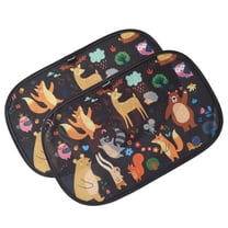 HOMEYA Car Windshield Sunshade With Cute Panda Design - 59"x33.5" Foldable UV Protector To Keep Car Cool