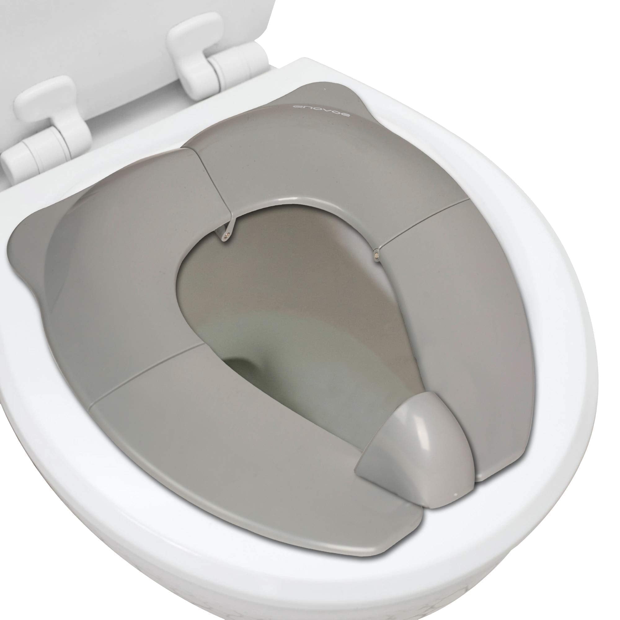Enovoe Toddler Potty Seat  Portable Foldable Potty Training Seat for Boys and Girls  Non-Slip, Comfortable Toilet Seat Attachment for Kids