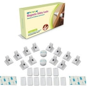 Enovoe Magnetic Locks - 12 Locks + 2 Keys