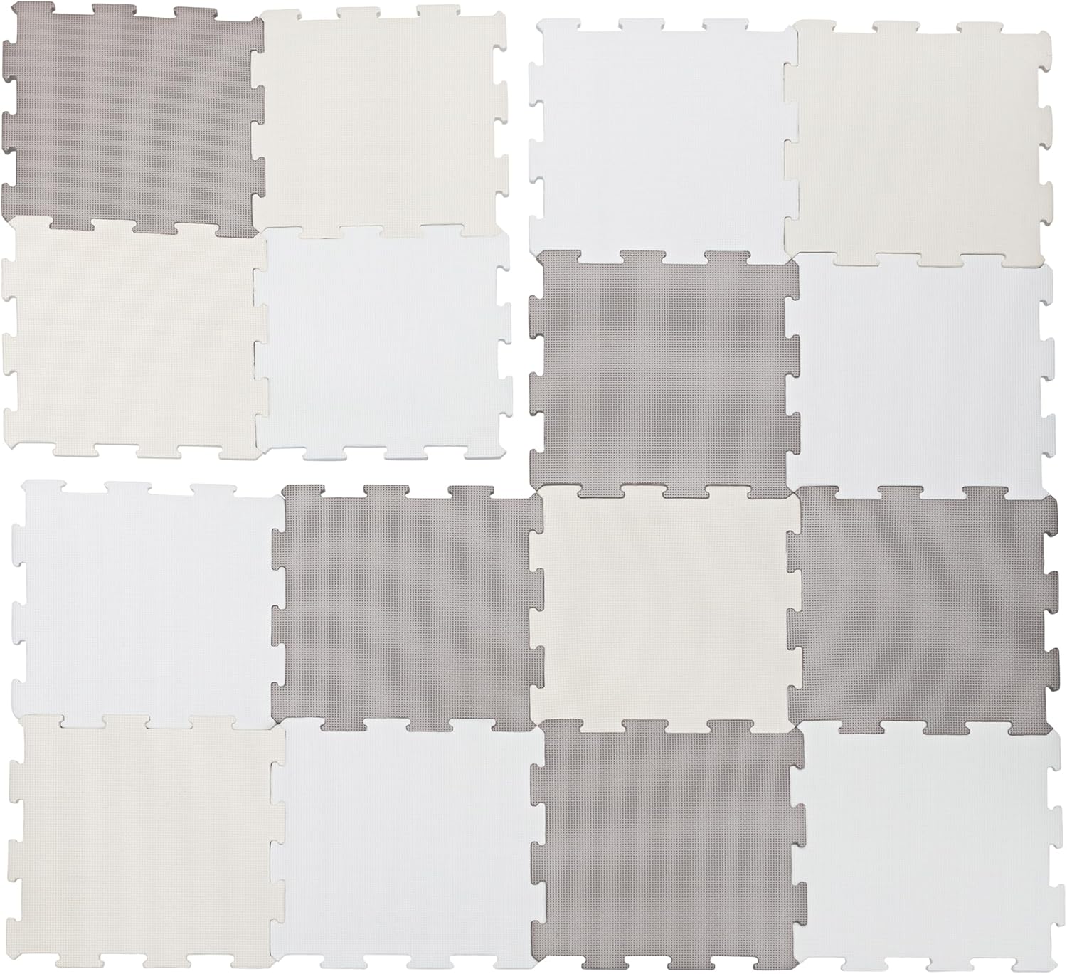 Enovoe Soft Baby Play Mat NonToxic, Interlocking EVA Foam Tiles, 16